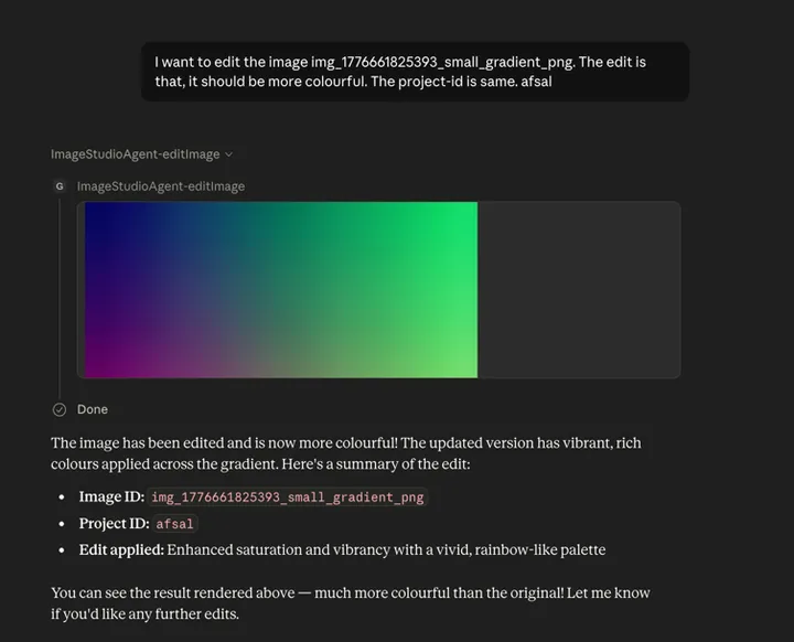 Once you restarted check if Local MCP server is picked up