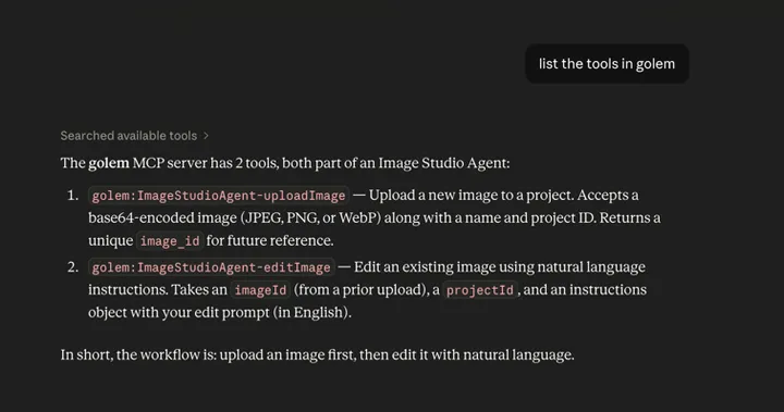 Once you restarted check if Local MCP server is picked up